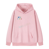 Sweat à capuche en coton personnalisé 280 grammes, faible MOQ, impression de logo pour échantillons, startups, petites marques, équipes et articles promotionnels pour les marques de vêtements