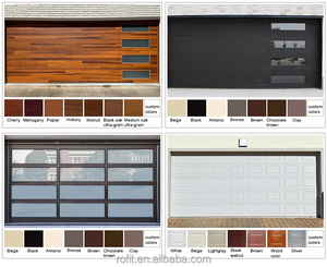 Portes <span class=keywords><strong>de</strong></span> <span class=keywords><strong>garage</strong></span> combinées plates pliantes en bois massif Application <span class=keywords><strong>de</strong></span> villa coupe-vent <span class=keywords><strong>Garage</strong></span> professionnel fabriqué <span class=keywords><strong>Entreprise</strong></span> à vendre - Product Image 3