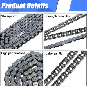 HIAORS 420 Chaîne d'entraînement 102 maillons Heavy Duty pour PW80 SSR Coolster Baja <span class=keywords><strong>Lifan</strong></span> Pit Dirt Bike 4 Wheeler ATV Quad Go Kart Parts - Product Image 5