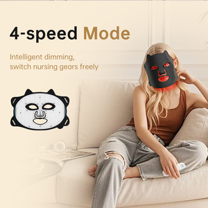 Máscara de Terapia de Luz Roja Portátil de Baja EMF (Código ILY) Sin Radiación, Segura <span class=keywords><strong>para</strong></span> Uso Doméstico, Belleza Premium - Product Image 5