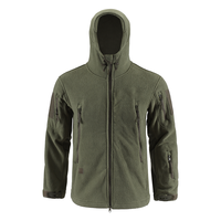 Veste polaire à capuche ESDY pour homme, 6 couleurs, pour camping, chasse, sport, camouflage, coupe-vent chaud, polaire d'extérieur, hiver