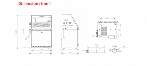 Цветной струйный принтер 520 м/мин для бутылок, гибких карт/принтеров для печати на чеках — многофункциональный принтер для пищевых продуктов, пластиковых упаковок, яиц, кодирования партий на производстве - Product Image 6