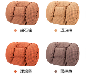 Meilleures ventes d'usine : Ensemble de coussins de voyage personnalisés de haute qualité pour le cou et le soutien lombaire, confortables pour <span class=keywords><strong>voiture</strong></span> - Product Image 2