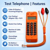 Testeur de câbles téléphoniques et réseau HAILE – Outil de test de raccordement pour technicien – Kit de câbles