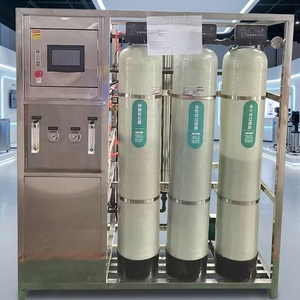 Système de filtration d'eau par osmose inverse commercial 1000 LPH pour l'industrie, avec pompe à moteur PLC, équipement de marque WTRO - Product Image 2