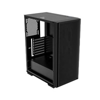Boîtier d'ordinateur de jeu de taille moyenne TG Glass avec alimentation RGB ATX pour les joueurs PC