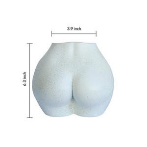 Vase en résine moderne de style art populaire écologique, pot de fleurs en forme de corps <span class=keywords><strong>sexy</strong></span> avec trous de drainage, organisateur de jardin et de maison - Product Image 3