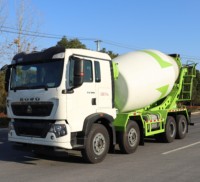 Nouveau mini camion bétonnière 12 mètres cubes 8X4 avec pompe à vendre prix poids lourd
