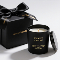 Bouteille de diffuseur de roseau en verre vide de luxe Bouteille de diffuseur d'huile essentielle en verre parfumé personnalisé avec boîte et bâtons