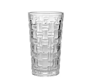 Alta bellezza sollievo vite tessitura tazza di vetro resistente alle alte Temperature foresta fresca famiglia succo di frutta caffè bevanda fredda Tumbler