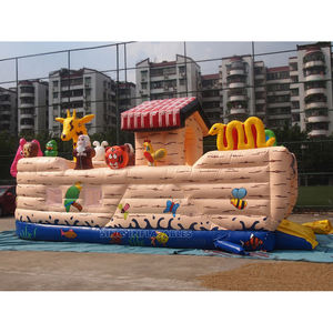 Juegos Inflables Portátiles de <span class=keywords><strong>Arca</strong></span> de Noé con Tobogán para Fiestas Infantiles de China Sino Inflatables - Product Image 2