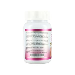 Complément de haute qualité pour l'amélioration et le raffermissement des fesses, à base d'extraits végétaux, 60 capsules - Product Image 3