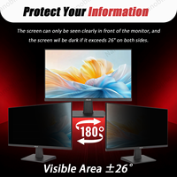 Filter Privasi Anti Mata-mata untuk Monitor ASUS 24 Inci 16:9 Pelindung Layar Anti Intip Pemblokir Cahaya Biru untuk Area Publik Kantor