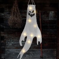 Accessoires fantômes d'Halloween, lanternes lumineuses pour enfants, décorations de scène de fête, décorations de citrouilles, ornements suspendus, figurines
