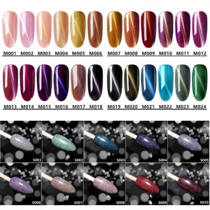 Esmalte de Uñas en Gel, Superbrillante, Resistente al Agua, Sin Necesidad de Lavar, Juego de Capa Base y Capa Superior, Estilo Ojo de Gato, Arte DIY, Venta al por Mayor - Product Image 3