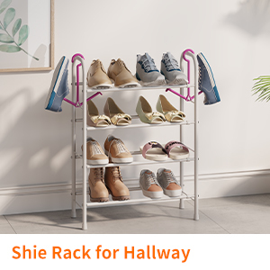 4 lớp nhiệm vụ nặng nề trong nhà và ngoài trời giá giày có thể tháo rời thiết kế cho phòng tắm hoặc phòng khách đứng loại khô không gian - Product Image 3