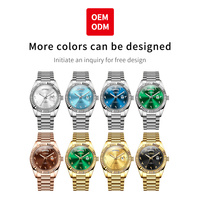 OEM ODM 5650 Montre à quartz classique de luxe de haute qualité pour homme avec logo personnalisé, calendrier et chiffres arabes