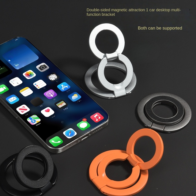 Flexible Adjustable Metal Smartphone Stand Custom Magnetic Ring Holder Innovative Fidget Spinner Phone Finger Grip