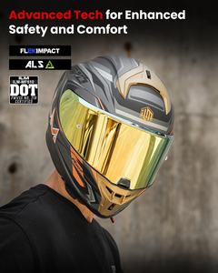 Cascos de Motocicleta ILM Modelo Integral MF510 Revolución Tecnológica Casco Integral - Product Image 2