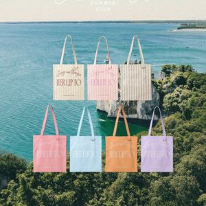 Sac à bandoulière pratique de grande capacité 40*31*10, matériau épais, logo imprimé rayé, sac fourre-tout, 100% toile, sac de plage, sac de voyage - Product Image 6