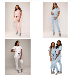 Ensembles de blouses d'infirmière extensibles sur mesure, design de beauté personnalisé, mode américaine, marque privée, travail personnalisé, uniformes médicaux, ensembles de blouses d'infirmière - Product Image 4