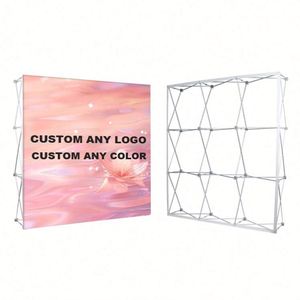 Mingyang – Accessoire de stand d'exposition portable personnalisé en tissu pour salon professionnel, toile de fond pop-up - Product Image 3