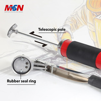 Pistolet de lubrification manuel MSN de qualité industrielle - Pression de service 4500 PSI, 2,0 cm³/cyclindre