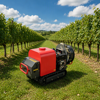 Pulvérisateur agricole sur chenilles UCARRY URS200 200L avec pompe RC, réservoir sous pression 280kg, équipement de verger haute sécurité