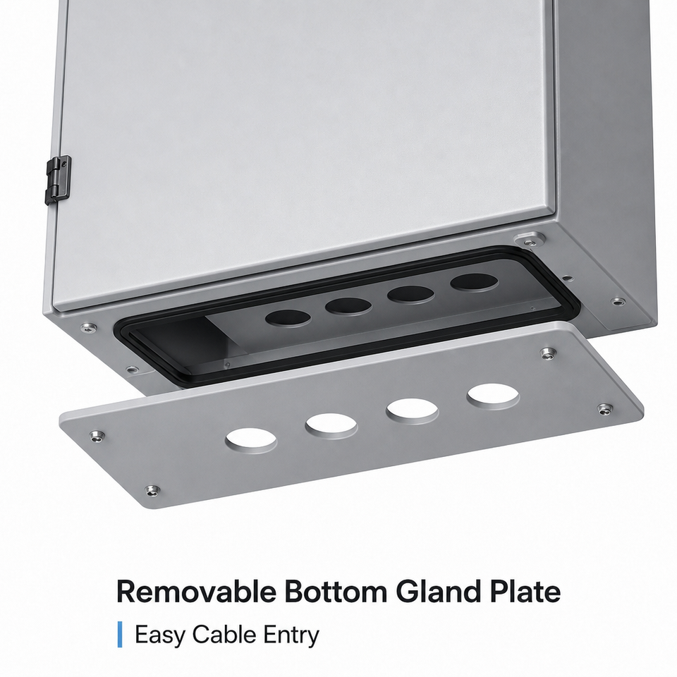Wall-Mounted Metal Control Enclosures, Industrial Automation ...