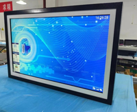 Cadre photo numérique 32 "Grand cadre photo numérique Écran tactile Full HD Cadre photo en nuage intelligent Montage mural à rotation automatique