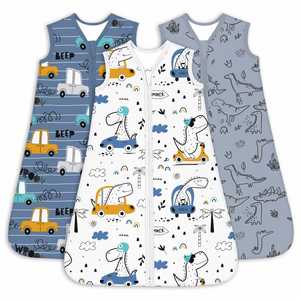 Gigoteuse pour bébé de 0,5 kg en coton sans manches avec fermeture éclair bidirectionnelle, cadeau pour nouveau-né de 6 à 12 mois - Product Image 5