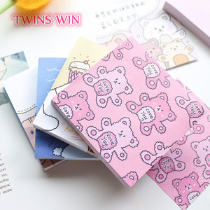 Bloc-notes adhésif Daisy, 1740, ours, N times, collage du carnet de notes - Product Image 4