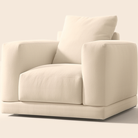 Canapé sans accoudoirs, fauteuil simple, mobilier de salon d'hôtel, dernier design