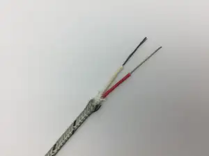 Manufacturer Wire MICC 400degrees Braided Fiberglass Insulation Thermocouple Wire JX-FG/SIL/SSB-2*7/0.2 With High Pressure