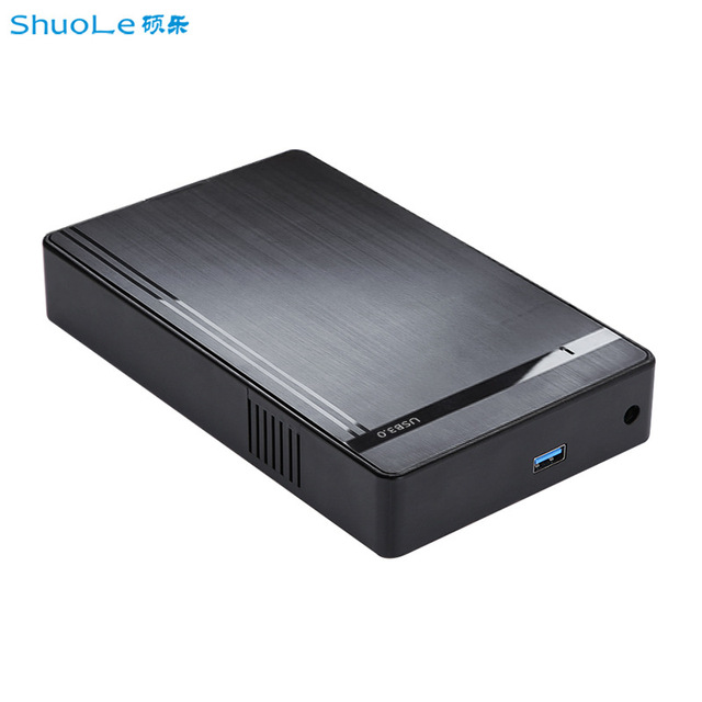 ShuoLe 3.5 Inch Sata Hdd Enclosure Usb3.0 Aluminum Case External Hard Drive Box For Desktop Laptop