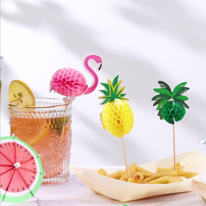 NEWELL personalizzato bevanda carta nazionale bandiere ombrelli bastoni stuzzicadenti con legno stuzzicadenti per festa decorazione Cupcake - Product Image 3
