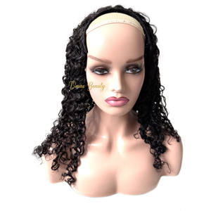 Vmae nguyên Trinh Nữ nửa Tóc Giả lớp biể<span class=keywords><strong>u</strong></span> bì phù hợp kỳ lạ coily kinky xoăn tự nhiên tóc con người tóc giả <span class=keywords><strong>U</strong></span> V phần máy tóc giả cho phụ nữ da đen - Product Image 5