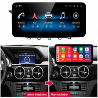Estéreo para Auto Android 14 de 10.25"/12.3" para Benz GLK X204 NTG4.0/4.5, 8+128GB, CarPlay/Android Auto Inalámbrico, GPS