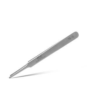 Vetus Tweezers TS-13 Stainless Steel Flat Tip Antimagnetic <b>Precision</b> <b>Tool</b> - Product Image 1