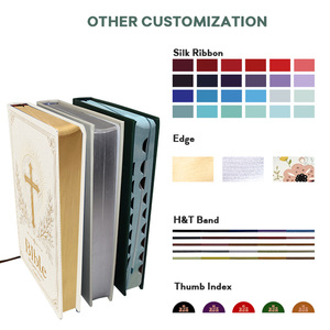 Servicio de Impresión de Libros con Logotipos Personalizados, Multilingüe, Hebreo, Estampado en Caliente, Biblia Inglesa Versión King James - Product Image 4