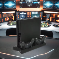 Base de ventilateur de refroidissement pour console de jeu Support pour station de charge PS4