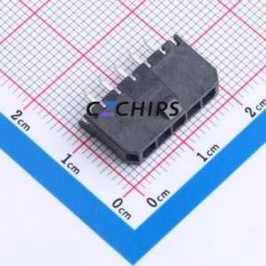 436500528 Wire-to-<b>Board</b> <b>Pin</b> Header Through hole Component (THT),P=3mm Connector 1x5P 3mm Through Hole Micro-Fit (MX 3.0) - Product Image 1