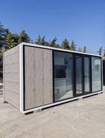 Cabine Apple préfabriquée de 20 pieds et 40 pieds, bureau moderne modulaire avec extérieur élégant pour centre de vente et salle de réunion