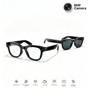 High Definition M01 Pro Smart <b>Glasses</b> 8MP Photograph Bluetooth Calling 1080P video recording Real-time AI translation Men Women - Product Image 1