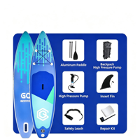 Planche de paddle gonflable personnalisée, Premium avec bandes en PVC renforcées, matériau PVC écologique pour les sports nautiques