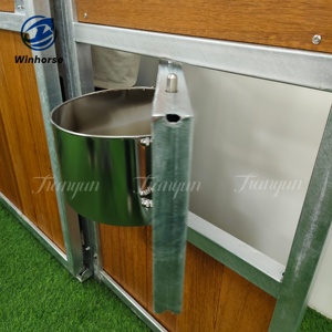 Grote capaciteit paardenvoederbak roestvrijstalen box stal voederbak weerbestendige constructie - Product Image 3