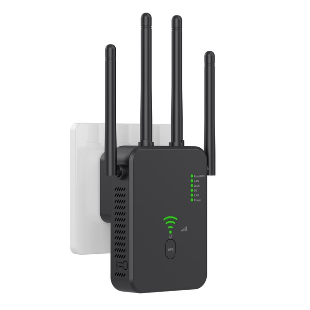 2G 3G 4g 5G Wireless Router Signal Booster WiFi Range Extender 5G Wireless Wifi Signal Amplifier 1200Mbps Booster