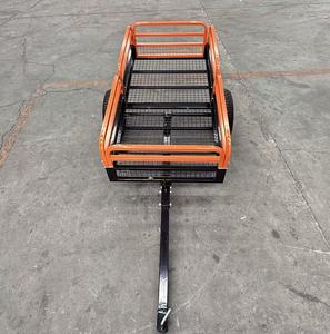 Remolque de cama móvil personalizable Remolques de jardín cerrados utilitarios para podadora de césped volquete de granja Capacidad de carga de basculante-OEM - Product Image 4
