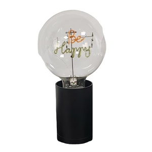 Lampe de table LED G125 personnalisée support de lampe en aluminium moulé sous pression lampe E27 rechargeable USB type-c ampoule à filament moderne lumières - Product Image 3