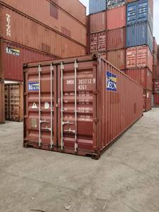 Conteneur GP de 40 pieds d'occasion bien entretenu, unité de transport sans rouille pour l'exportation internationale de marchandises générales - Product Image 2
